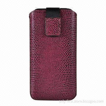 Case for iPhone, Made of PU Material, 5 Kinds of Colors